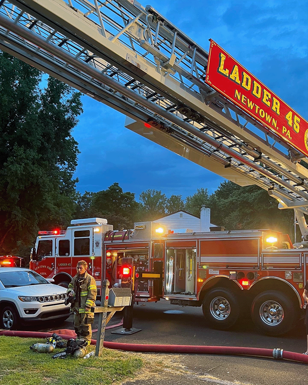 Newtown Fire Ladder 45